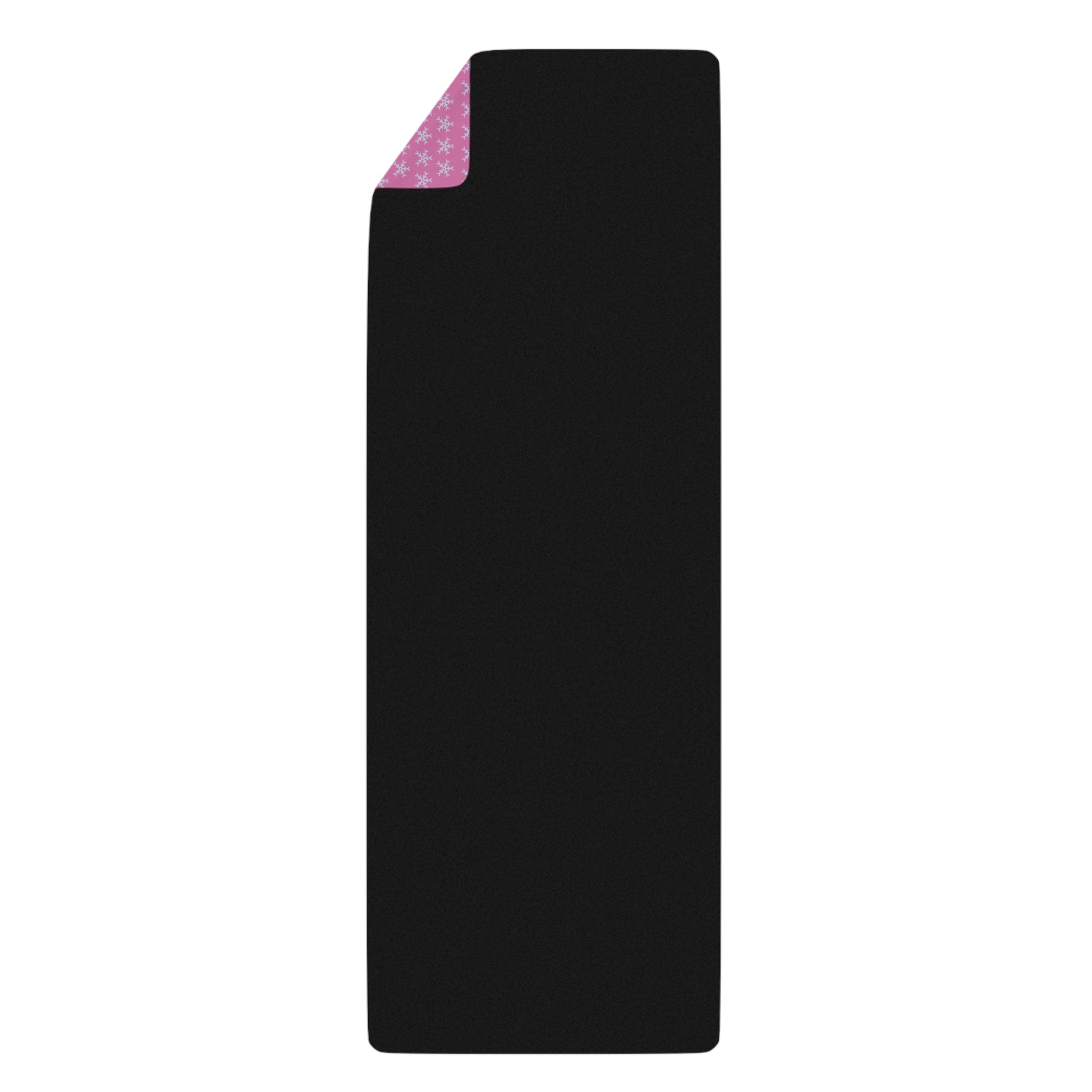 Comfortable Pink Star Pattern Rubber Yoga Mat – Ideal for Home Workouts & Wellness Retreats